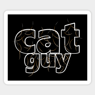 Cat Guy Tabby Hair Magnet